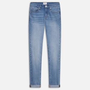 Frame‎ Le Garçon Boyfriend Jeans Silva Wash Sz 26 Mid Rise